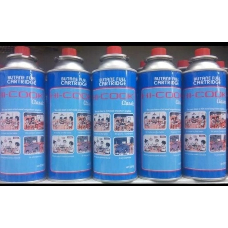 Gas Hi-Cook/ Hicook Tabung Gas Mini / Gas Portable Hi Cook