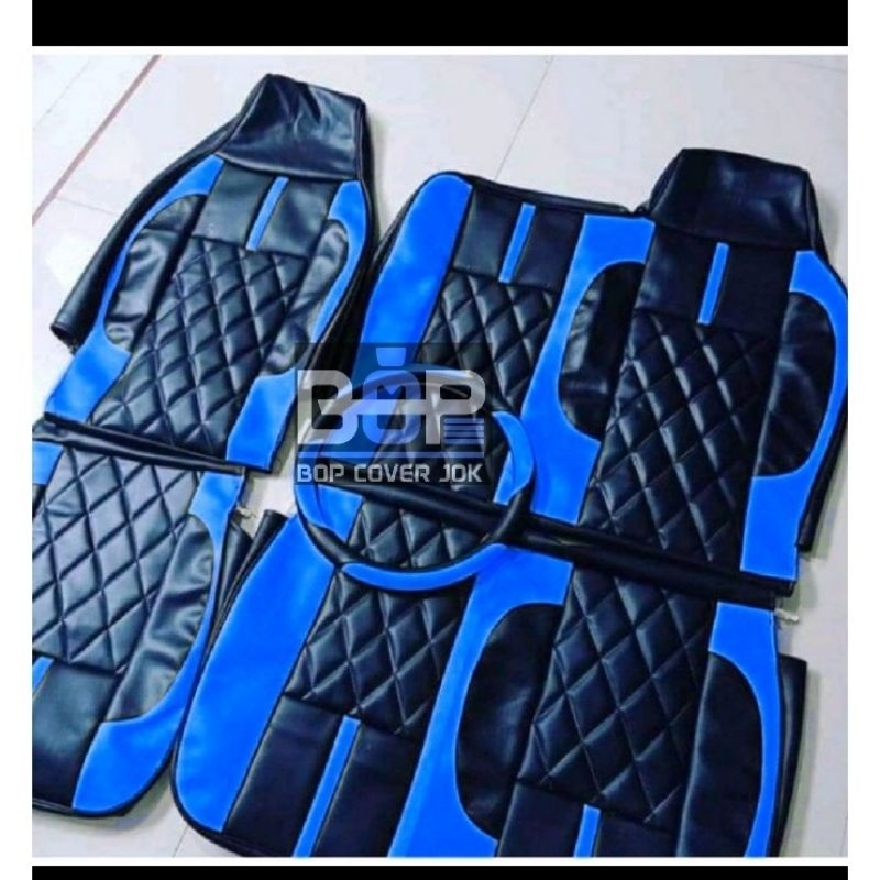 SARUNG JOK/COVER JOK CANTER MOTIF KOTAK POLET