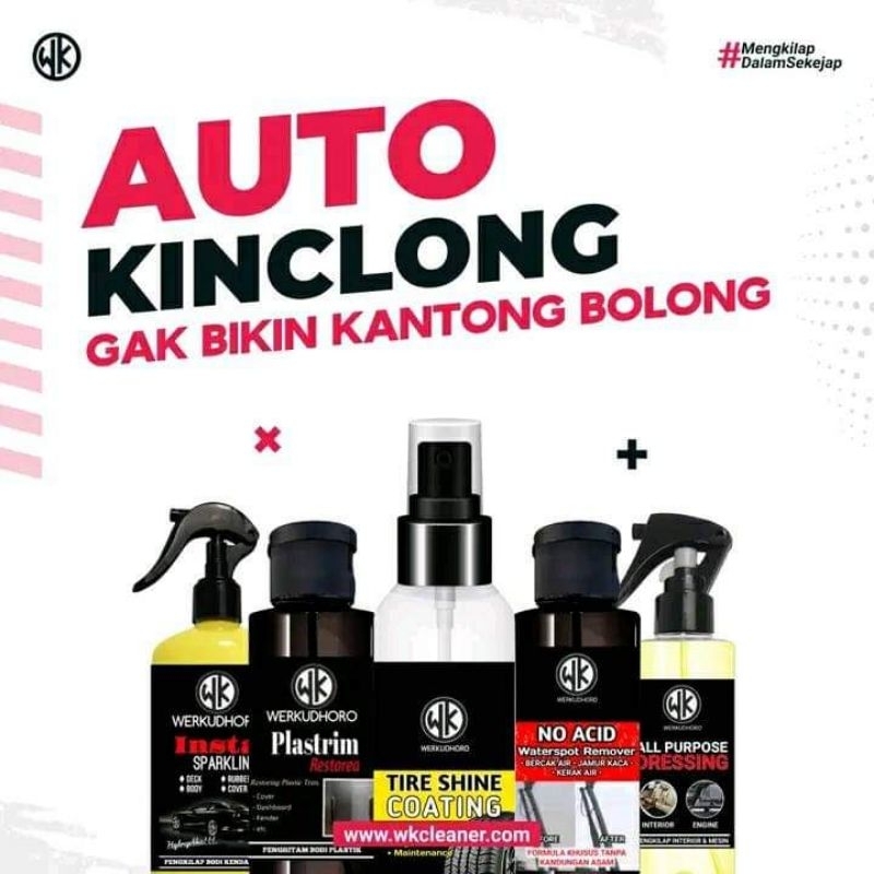 Paket Perawatan Mobil / Poles / Semir Ban / Wax / Pengkilap / Penghitam / Penghilang jamur kaca / daun talas