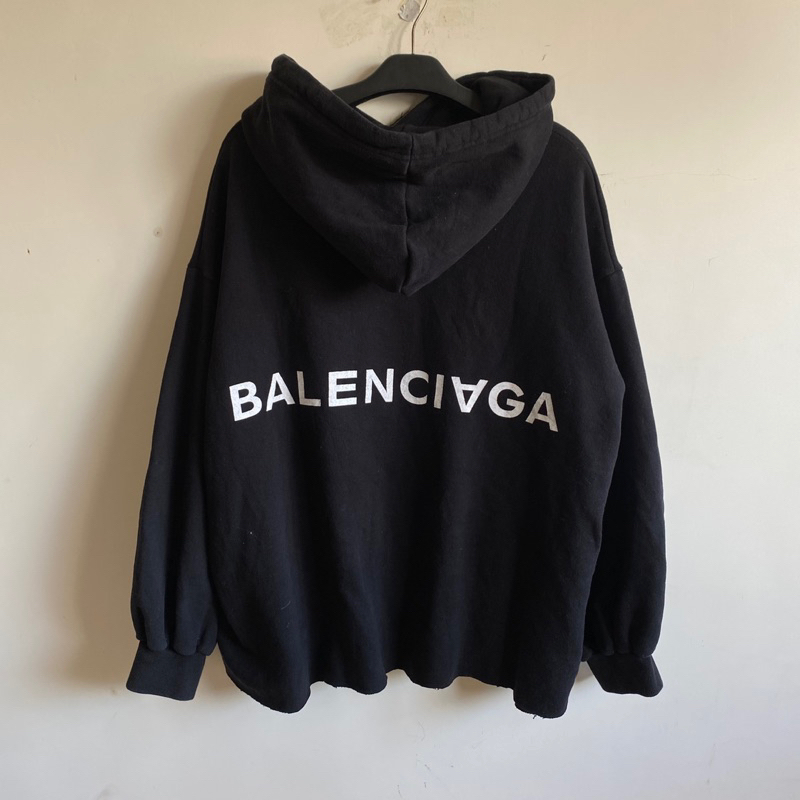 Hoddie fasion balenciaga oversize ripped second