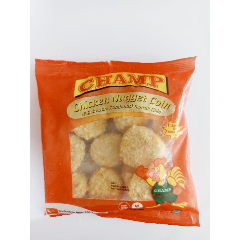 

Champ nuget ayam coin 200gr naget ayam bentuk coin