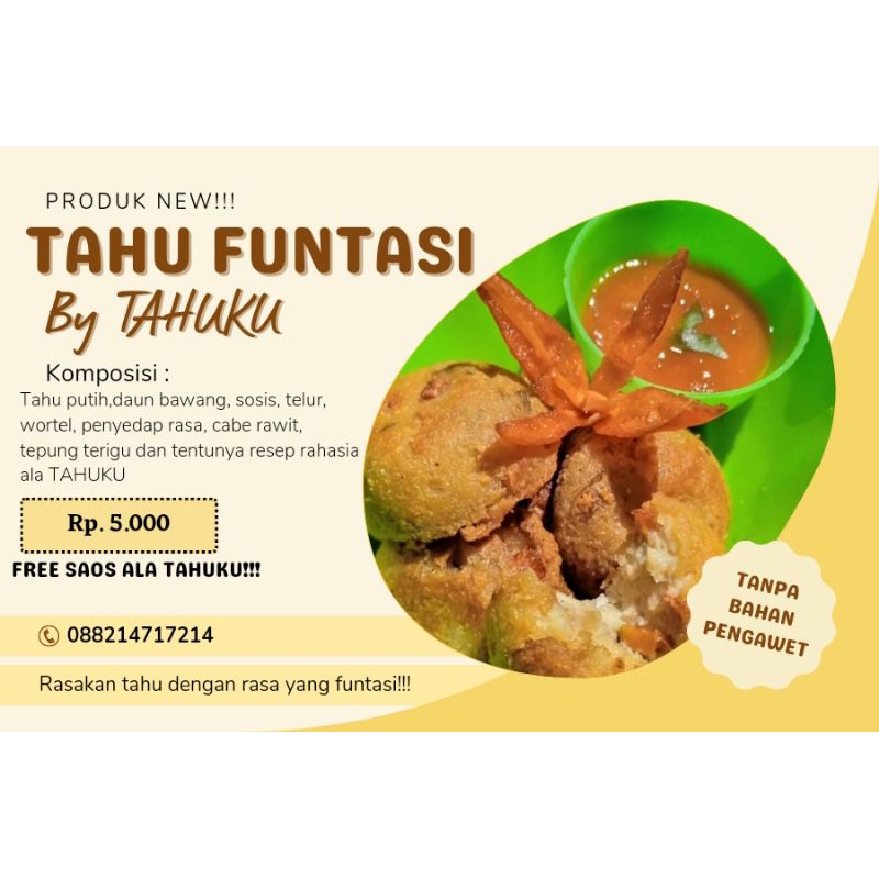 

TAHU FUNTASI (Frozen food)by TAHUKU