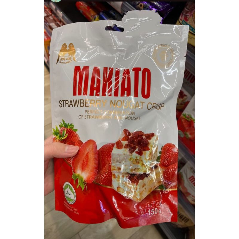 

Makiato Strawberry Nouget /Macchiato Cocoa Crips Malaysia