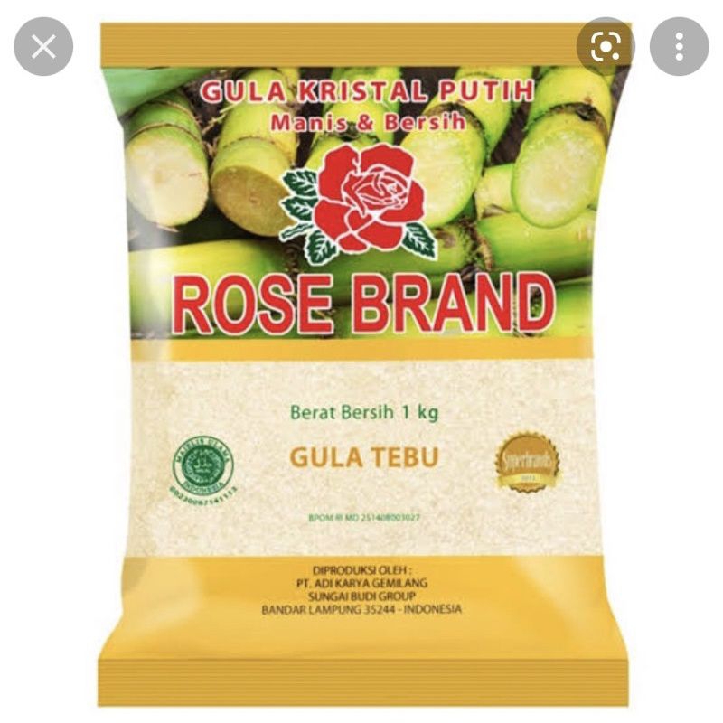 

Gula rose brand 1 kg.