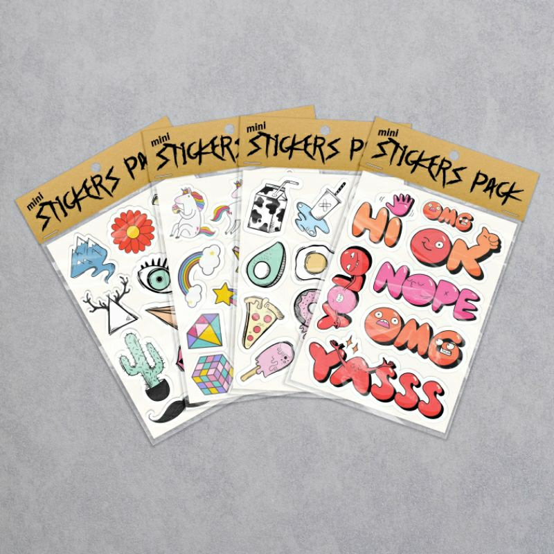 

Mini Stiker Hypebeast | Stiker Pack Aesthetic Ukuran Kecil