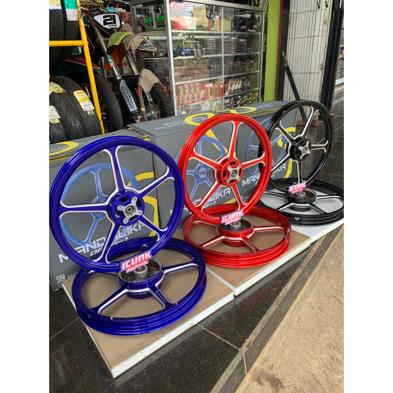 velg MANDALIKA model ennkkei YAMAHA ring 17 fizr jupiter vega rx king mx vixion supra
