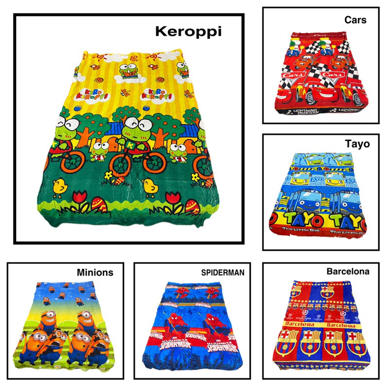 Selimut Karakter / Selimut Anak Karakter / Selimut Bulu