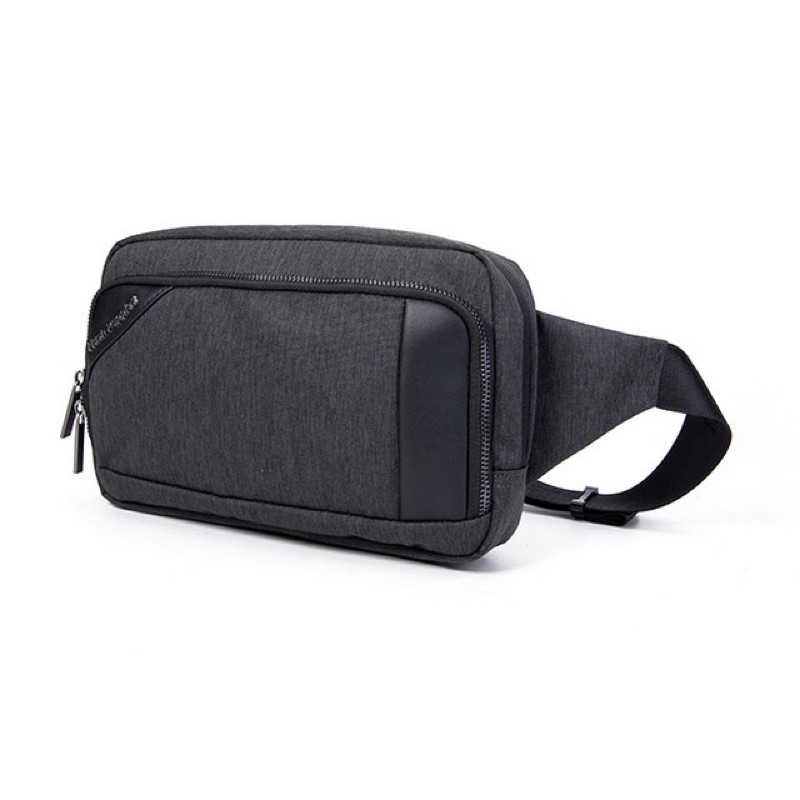 READY ORIGINAL Hush Puppies Tas Waist Bag Pria Well Waist Bag 226 In Grey