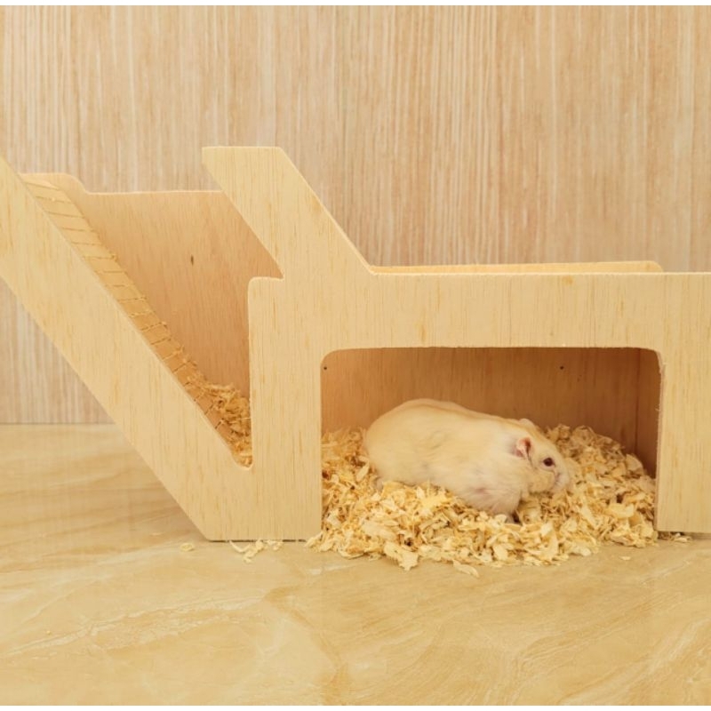 JUMBO Hiding Cave Rumah Bawah Tanah Hamster/Landak Mini Besar