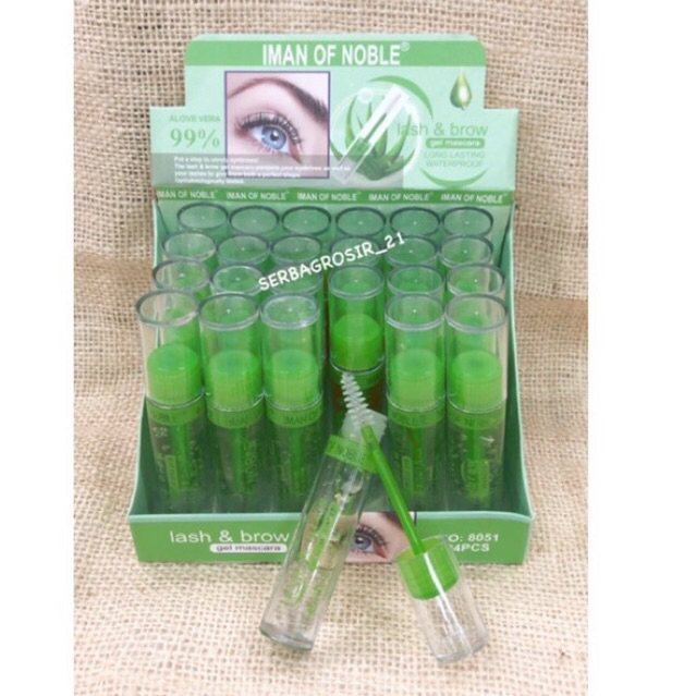 MASCARA BENING / GEL MASCARA IMAN OF NOBLE ALOEVERA 8051