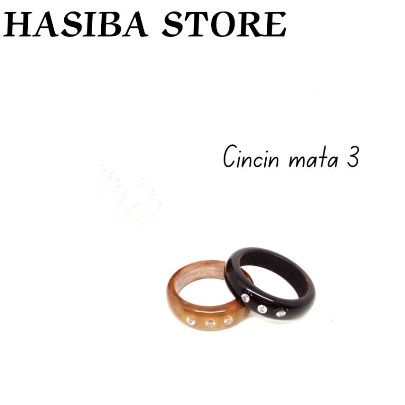 Cincin Koka Asli Mata Ring mutira 3 Asli