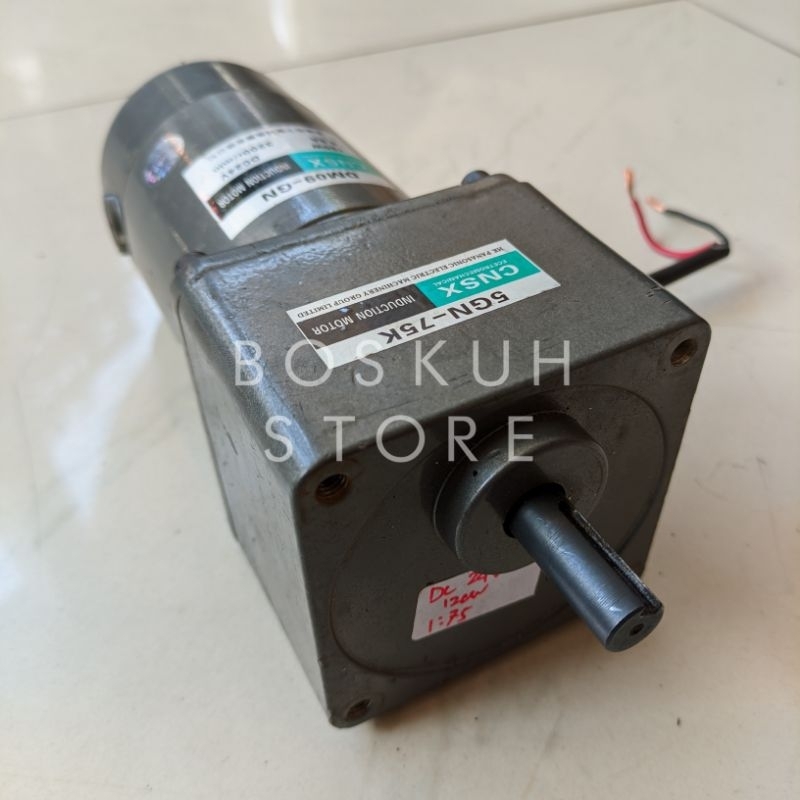 DC MOTOR GEARBOX 24VDC 120W RATIO 1:75 42RPM/MIN