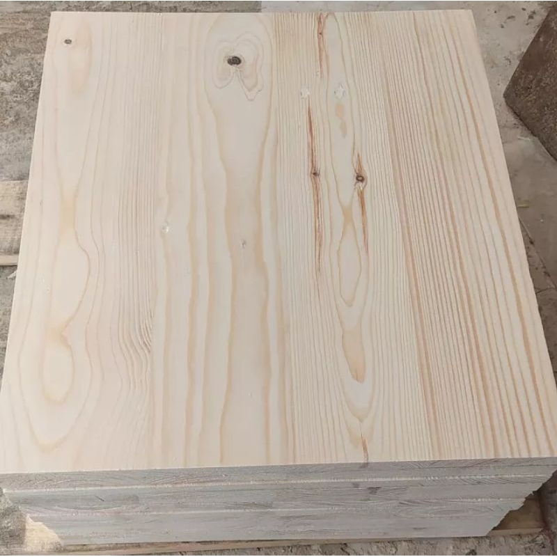 Fotowood Papan Kayu Jati Belanda A4 20X30cm Tebal 5-30mm Halus Serat Dekoratif