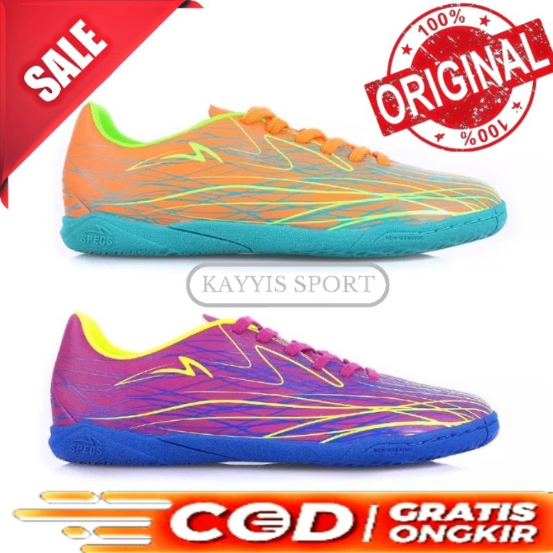 SEPATU FUTSAL SPECS ORIGINAL MURAH SPECS ALPHA NERVE CORE IN [ 100% ORIGINAL ] MERIAH SPECS STARDUST