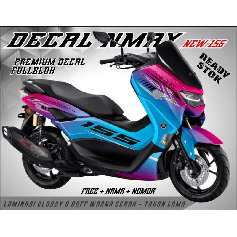 decal full body Yamaha NMAX new 2021/2022 striping variasi decal nmax