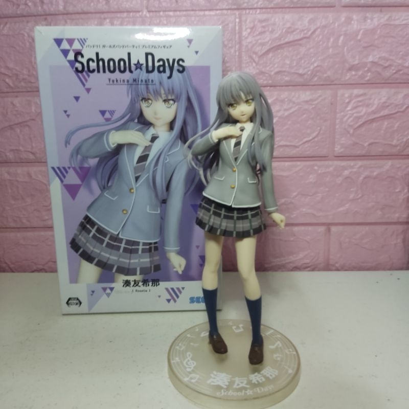 Yukina Minato action figure school days bang dream bib original sega bandori