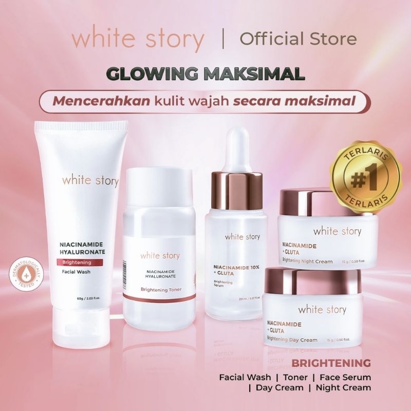 Paket Skincare Brightening & Serum by White Story