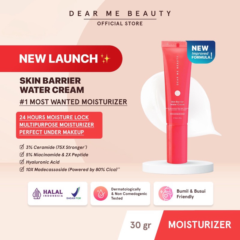 Dear Me Beauty Skin Barrier Water Cream