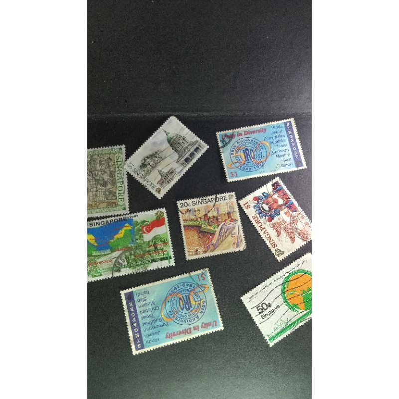 PRANGKO SINGAPURA PRANGKO LAMA PRANGKO KUNO PERANGKO SINGAPORE LUAR NEGERI