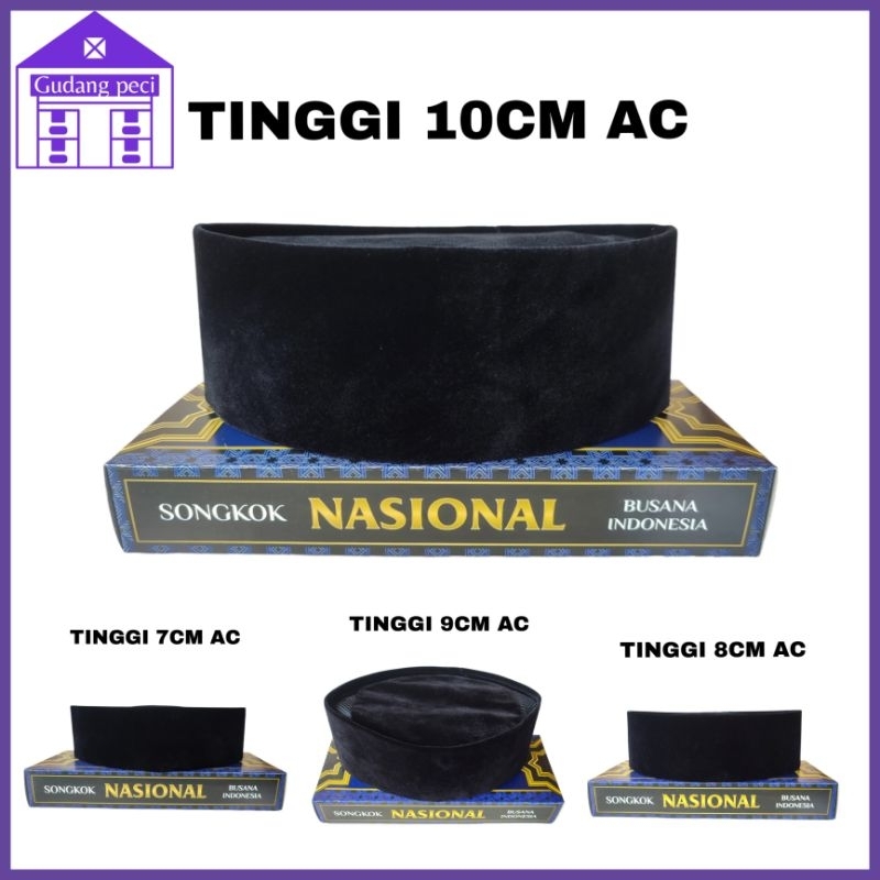 Songkok/ songkok hitam/ songkok bludru hitam/ songkok bludru