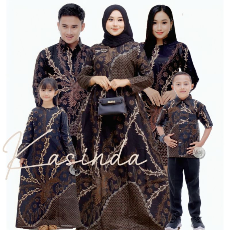 Baju batik Couple Keluarga Ayah Ibu Anak Pasangan Suami Istri Atasan Wanita Pria Dan Anak Anak Sania Ruflle Ori Ndoro Jowi Modern Family Lebaran Terbaru 2023