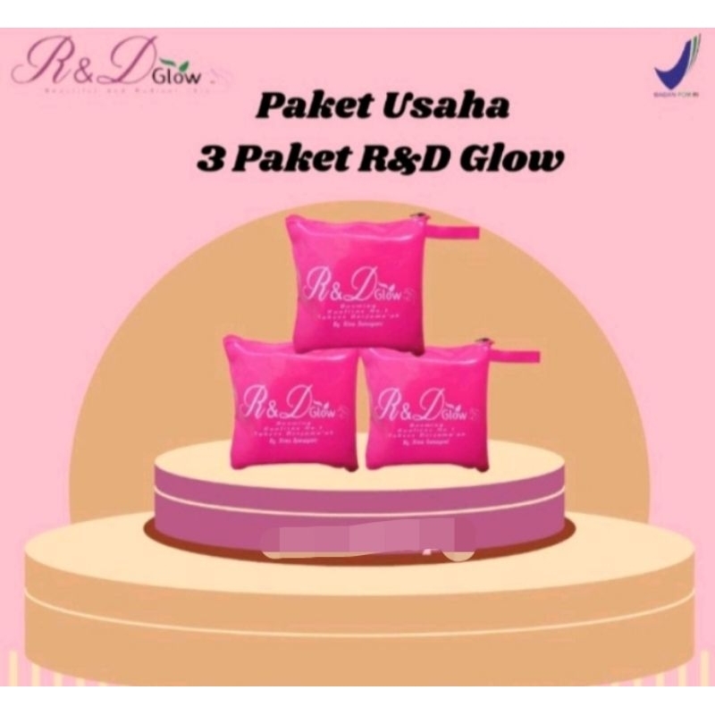 skincare R&D GLOW BPOM paket usaha