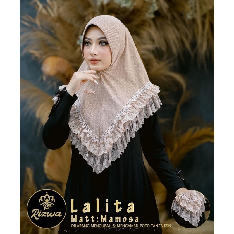 Jilbab Khimar Instan Simple Lalita Ori Rizwa
