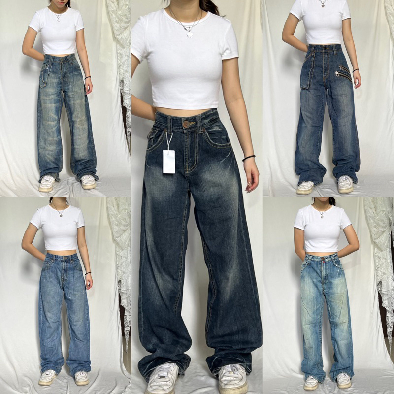 UNISEX JEANS PREMIUM DAN BRANDED / JEANS BRANDED / GRAPHIC JEANS / JEANS UNISEX