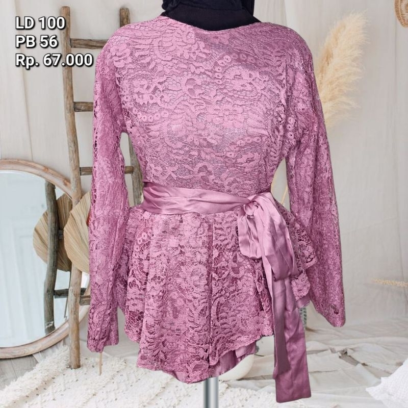 Brokat Pesta Wanita / Baju Pesta Pink