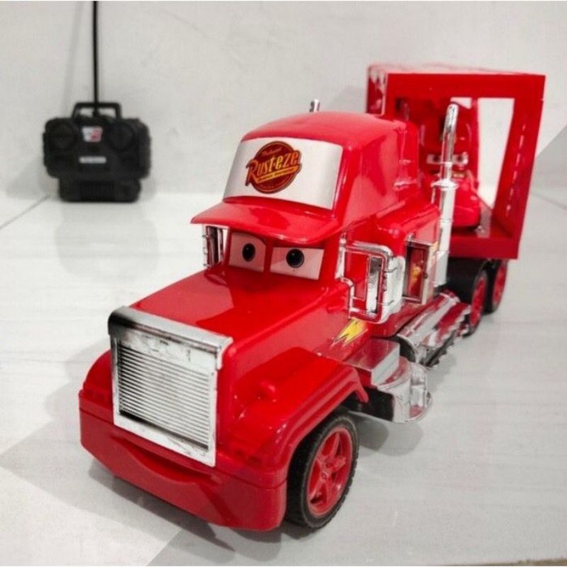 Mainan Rc Truk Cars Mcqueen Truck Trailer Mc Queen 757 21