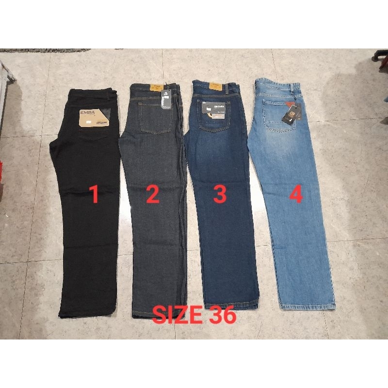 celana panjang pria emba original/asli 100% size jumbo