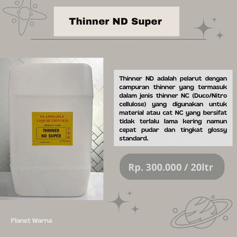 Thinner ND Super 1 Liter