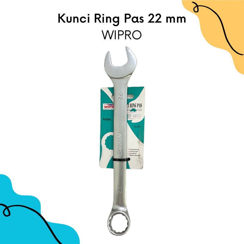 Wipro Kunci Ring Pas 22mm | Kunci Ring Pas Wipro 22mm | Kunci Ring Pas 22mm | Kunci Ring Pas Murah