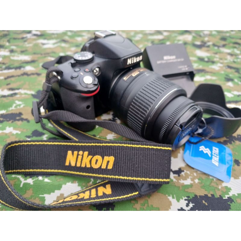 kamera camera Nikon D5100 Lensa kit 18-50mm Second Murah Dan Layar Flip