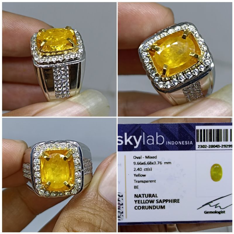 Natural Yellow Sapphire 2,40 ct