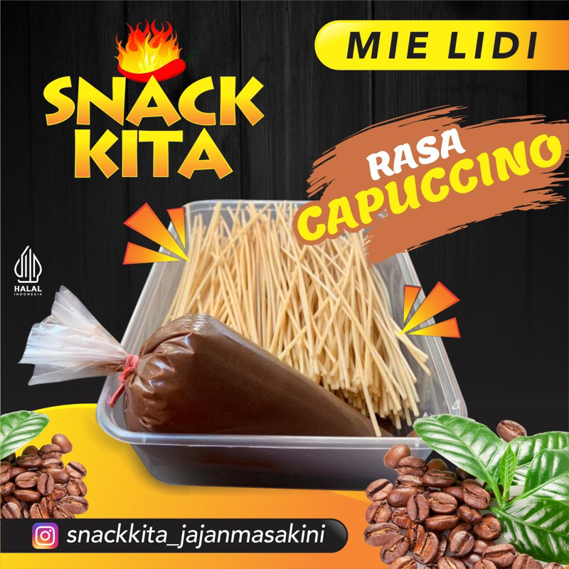 

Mie Lidi Rasa Cappucino Lumer Snack kita