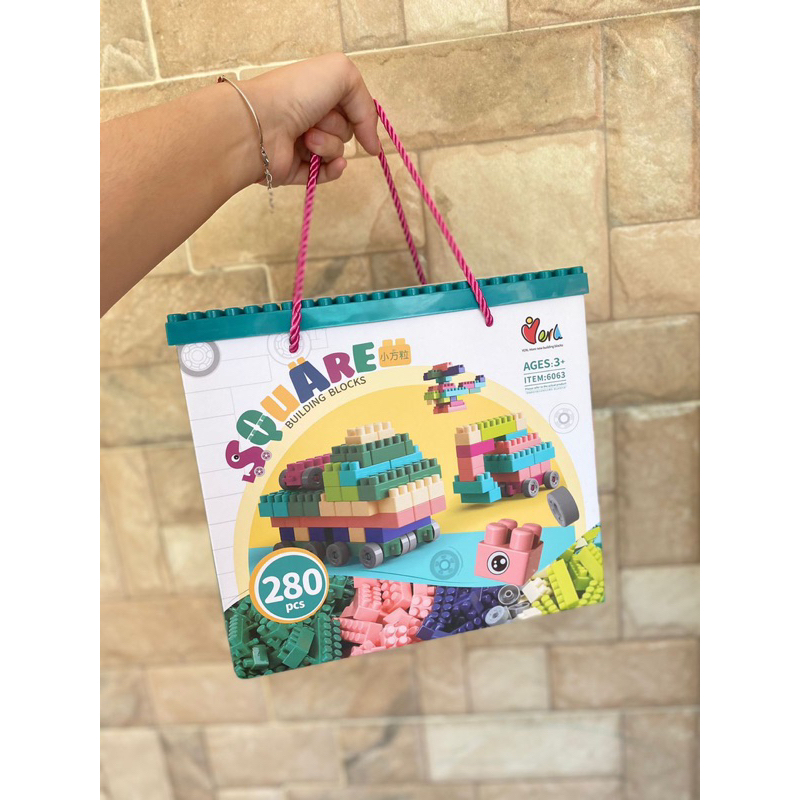 SQUARE BUILDING BLOCKS 280pcs (LEGO)