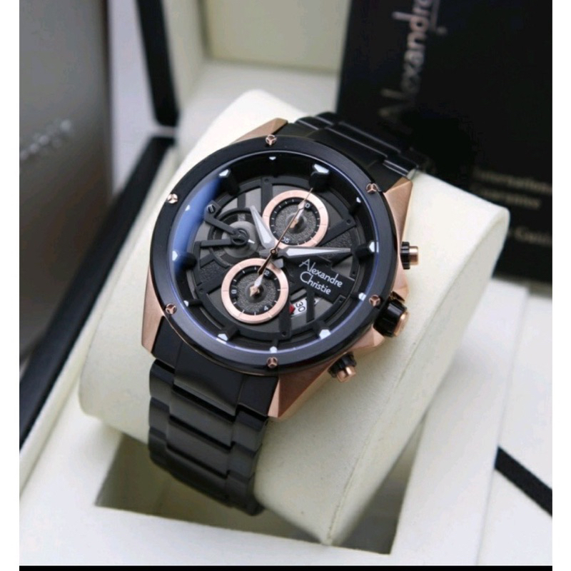 JAM TANGAN PRIA ALEXANDRE CHRISTIE AC 6619 / AC 6620 RANTAI ORIGINAL GARANSI RESMI 1 TAHUN