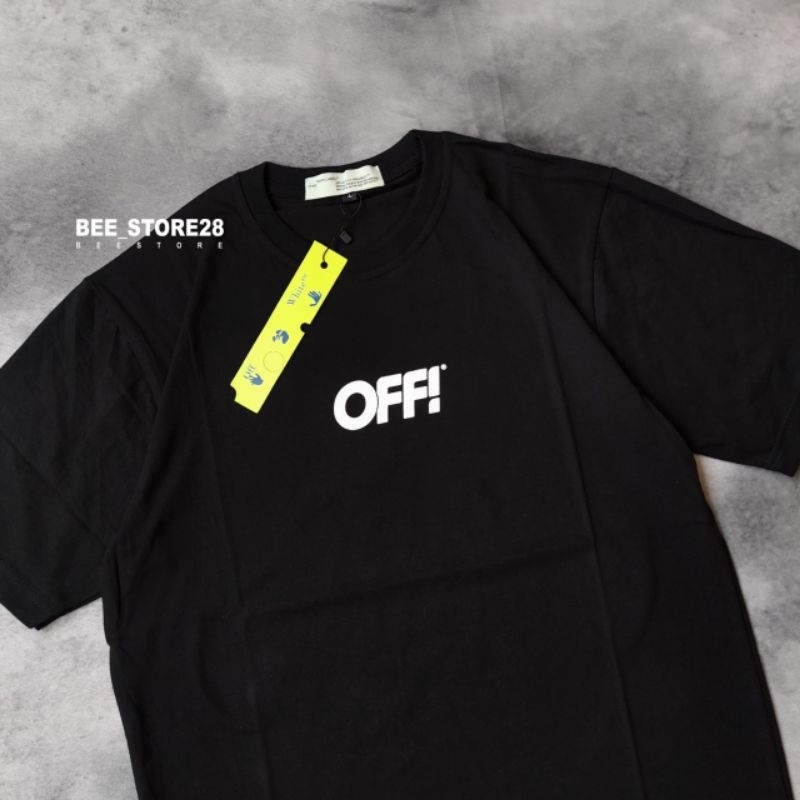 KAOS T-SHIRT OFF WHITE X KAWS SUPR3M3 FULLTAG &amp; LEBEL