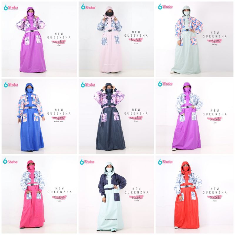 Jas Hujan Muslimah Cantik Sheba