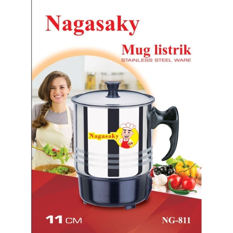 mug listrik / mug elektrik nagasaky 11cm, 12cm, 13cm, 14cm, 15cm