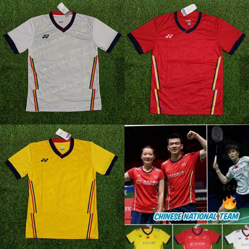 PRINTING JERSEY BADMINTON BULU TANGKIS TIMNAS CHINA JERSEY BADMINTON YONEX
