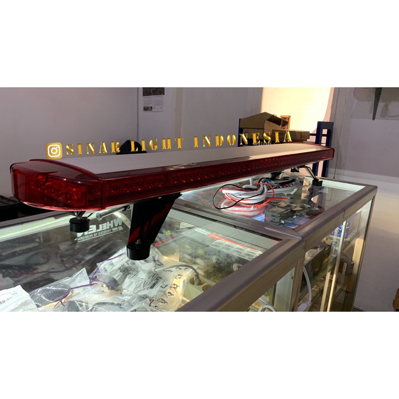 lightbar slim 8401 red merah