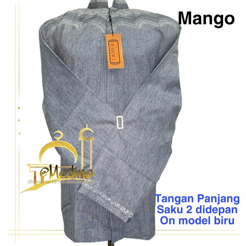 Baju Koko/Taqwa TAMER EXCLUSIVE Tangan Panjang Tipe MANGO