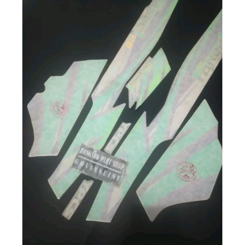 striping stiker sticker yamaha force1 force 1 one 94 95 ijo hijau ori nos