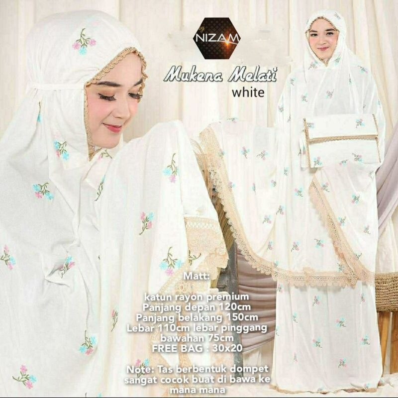MUKENA MELATI BY NIZAM