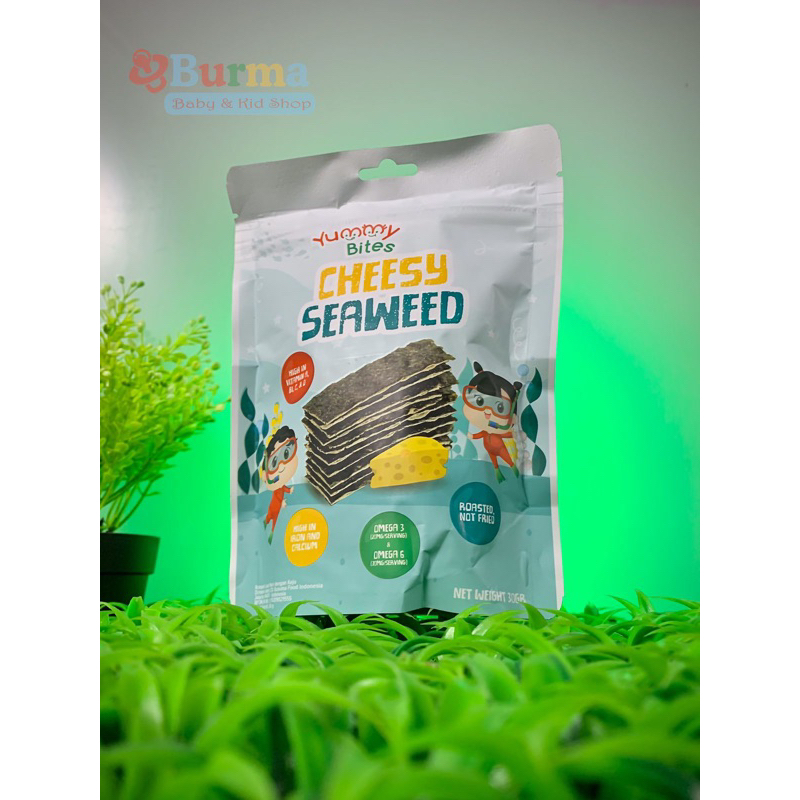 Yummy bites snack cheesy seaweed - snack mpasi | cemilan anak