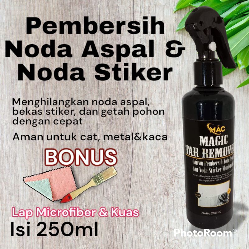 Magic Tar Remover Tar &amp; Bug Remover Pembersih Aspal di Body Mobil  Penghilang Noda Membandel pada Body Mobil Penghilang Bekas Stiker pada Kaca atau Body