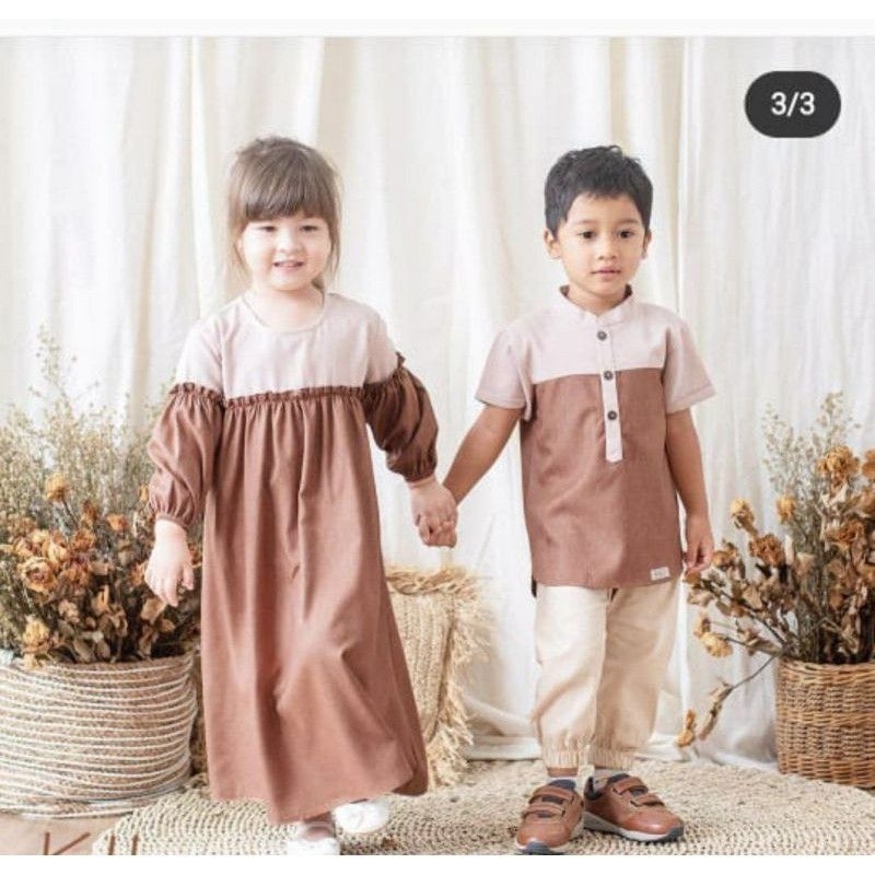 KOKO ANAK/GAMIS ANAK/COUPLE ANAK-ANAK/COUPLE NATHAN ANAK/COUPLE SYAFEEA