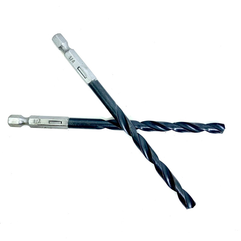 Bor Drill impact cordless hex shank 6.3 mm atau 1/4 bekas seken..Drill Bor 6.3mm